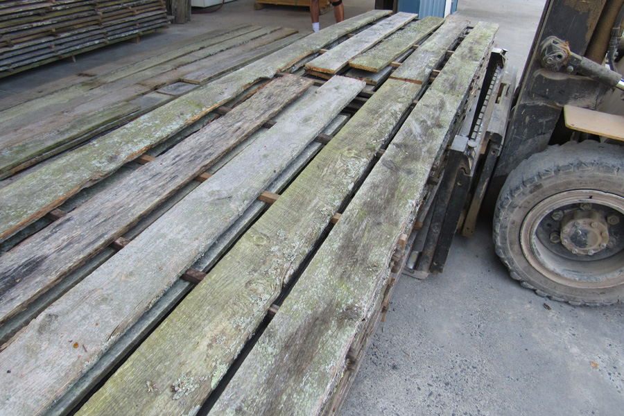 Rough Cut Treated Fence Boards, Heart Pine Floors
